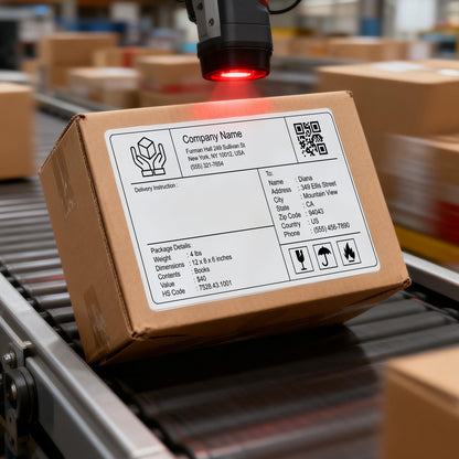 Thermal Labels 4 x 6 Inch 1 Rolls 500 PCS